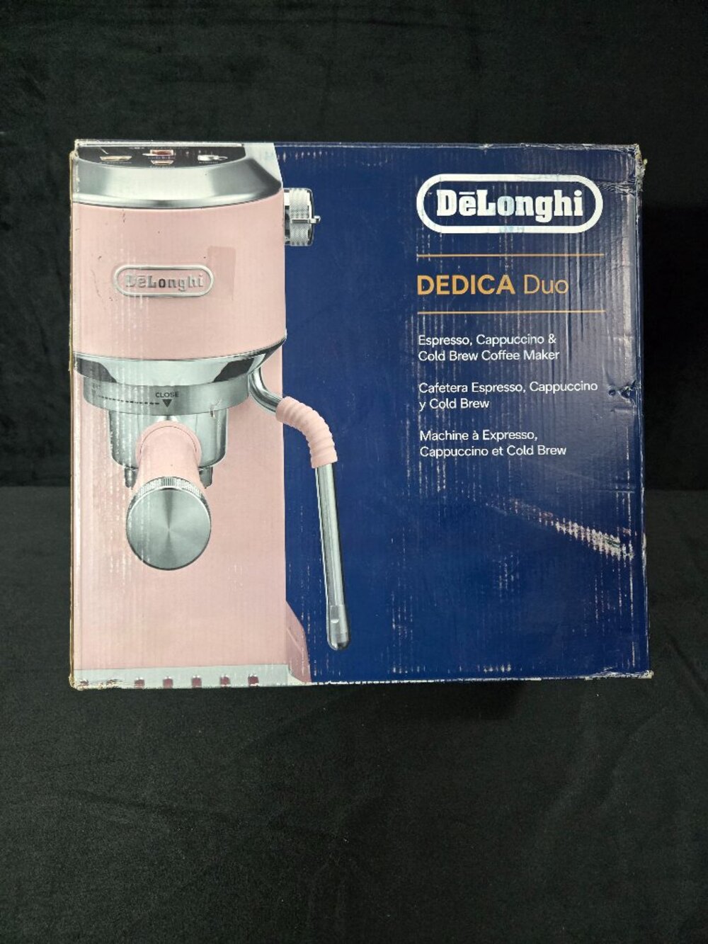 De'Longhi Dedica Duo EC890 Pink Espresso Cold Brew Machine NIB